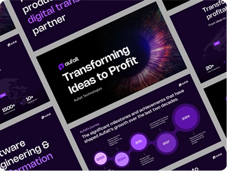Slide deck for product engineering company